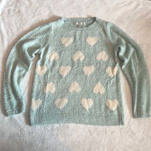 Sweater with hearts